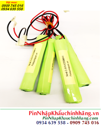 Pin đèn Exit thoát hiểm 2.4v-AA2200mAh, Pin đèn Sự cố khẩn cấp 2.4v-AA2200mAh, Pin sạc 2.4v-AA2200mAh